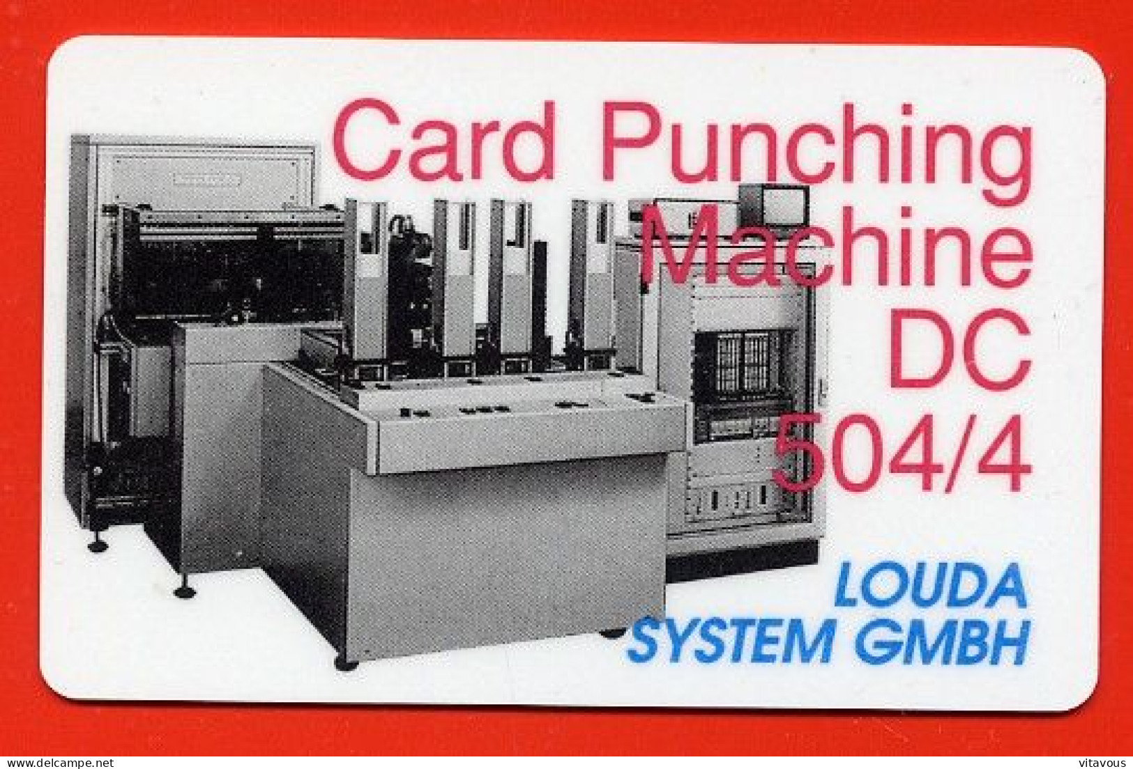 Dc 504/4 Machine à Impression Louda System Télécarte Allemagne Phonecard (K 168) - Otros & Sin Clasificación