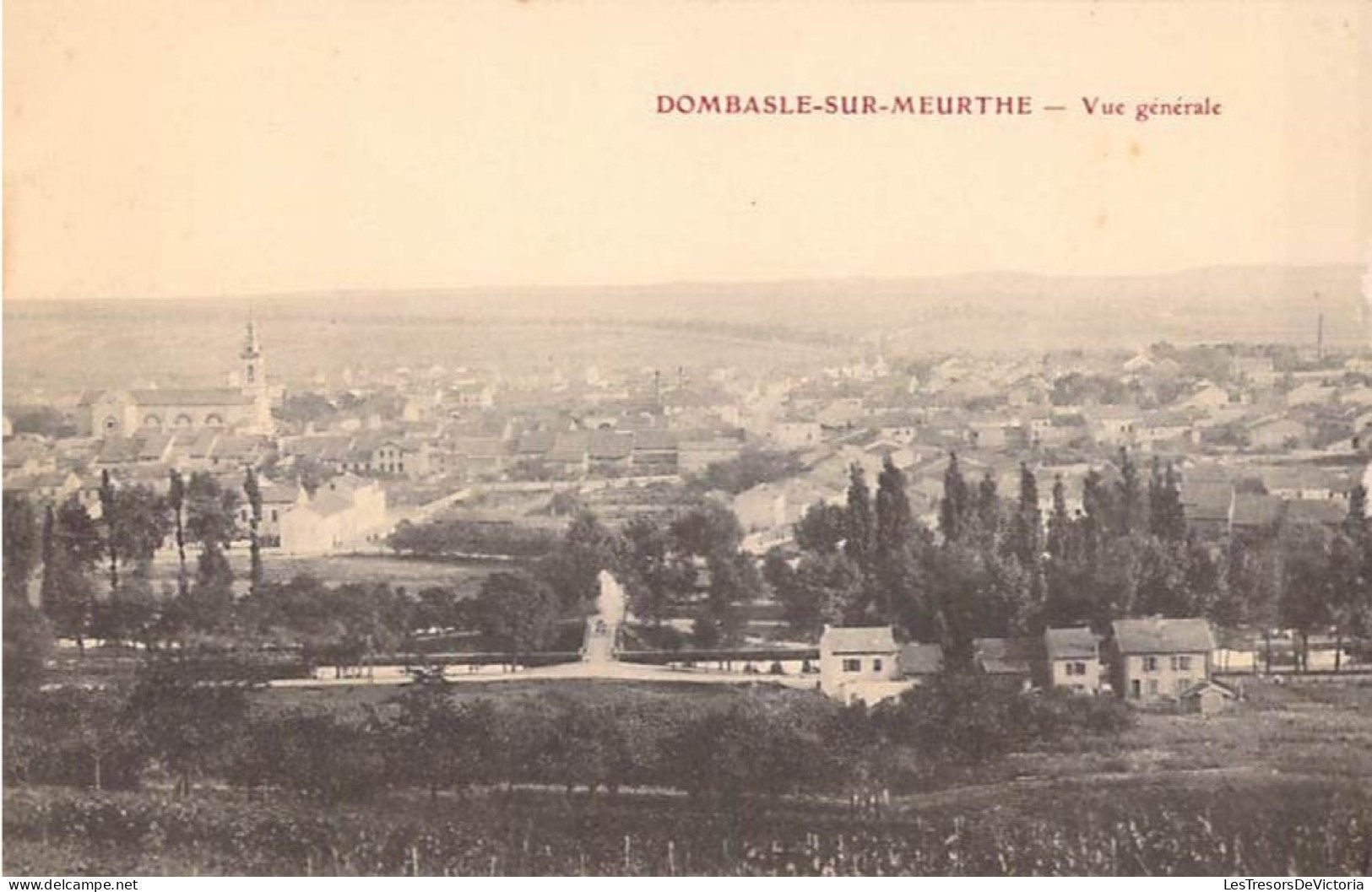 France - Dombasle Sur Meurthe - Vue Générale - Panoramique - Carte Séparée - Double Carte Postale Ancienne - Andere & Zonder Classificatie