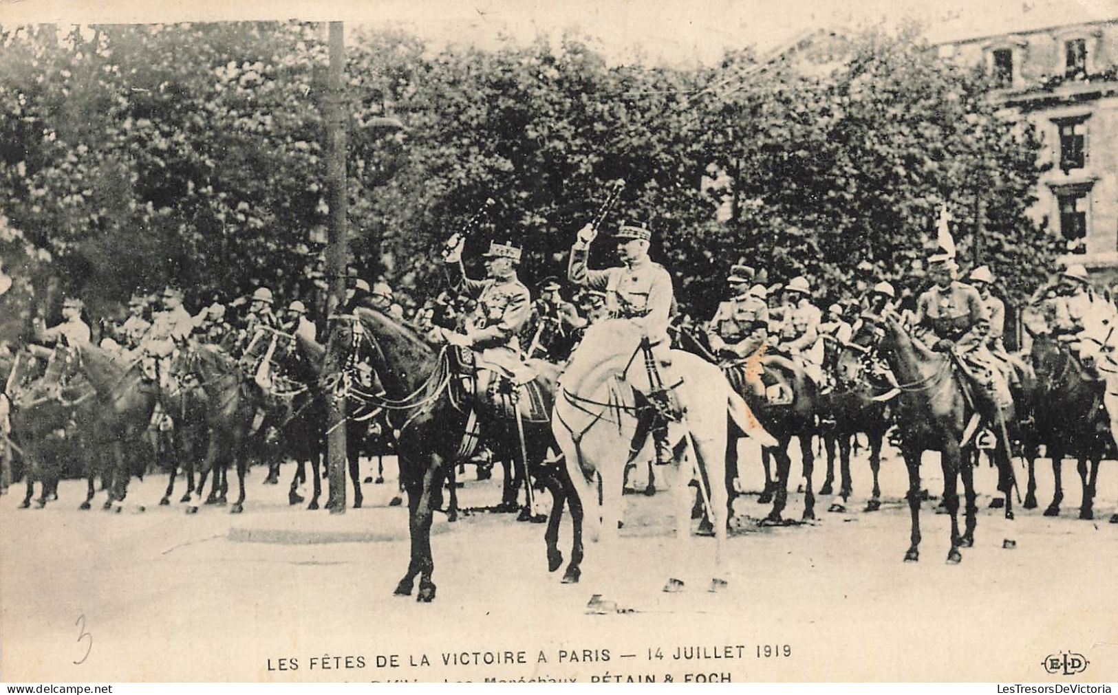 MILITARIA - Les Fêtes De La Victoire à Paris - 14 Juillet 1919 - Animé - Carte Postale Ancienne - Uniformen