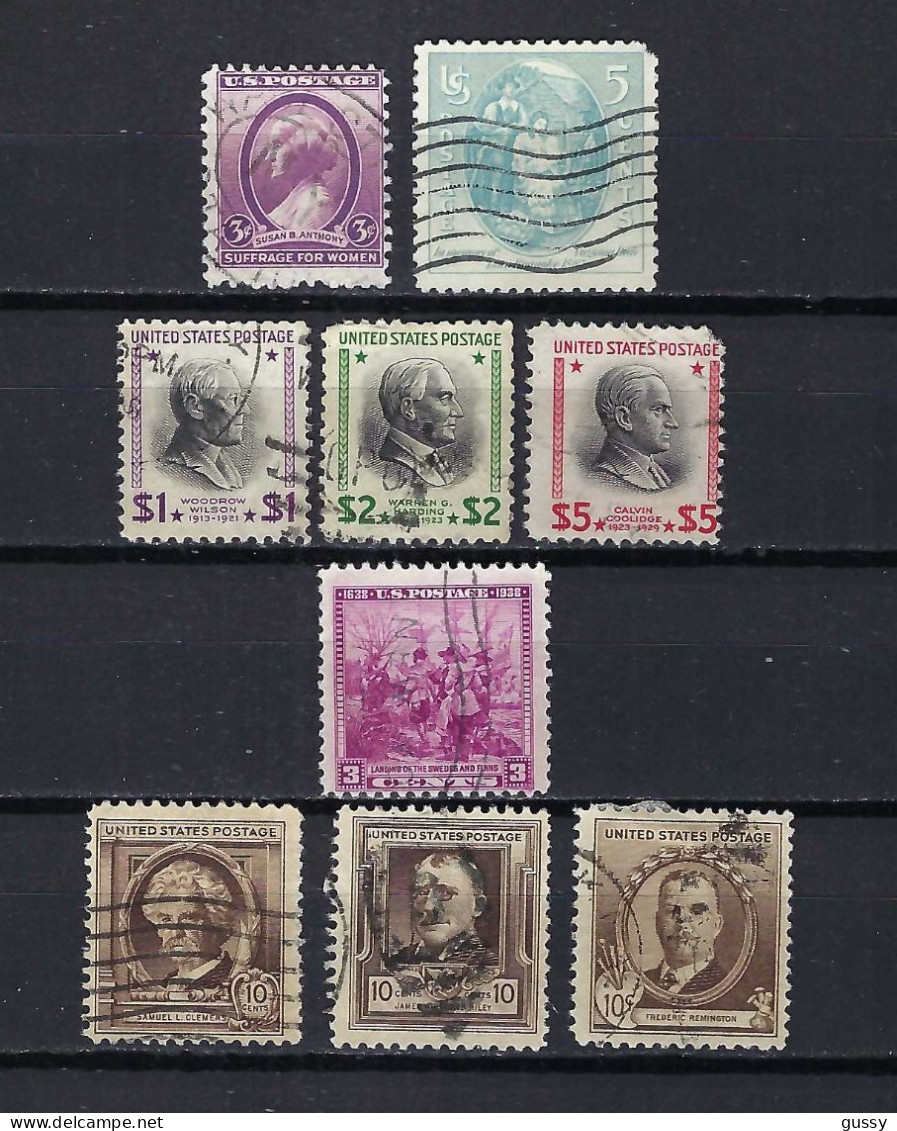 ETATS UNIS Ca.1937.40: Lot D'obl. - Used Stamps