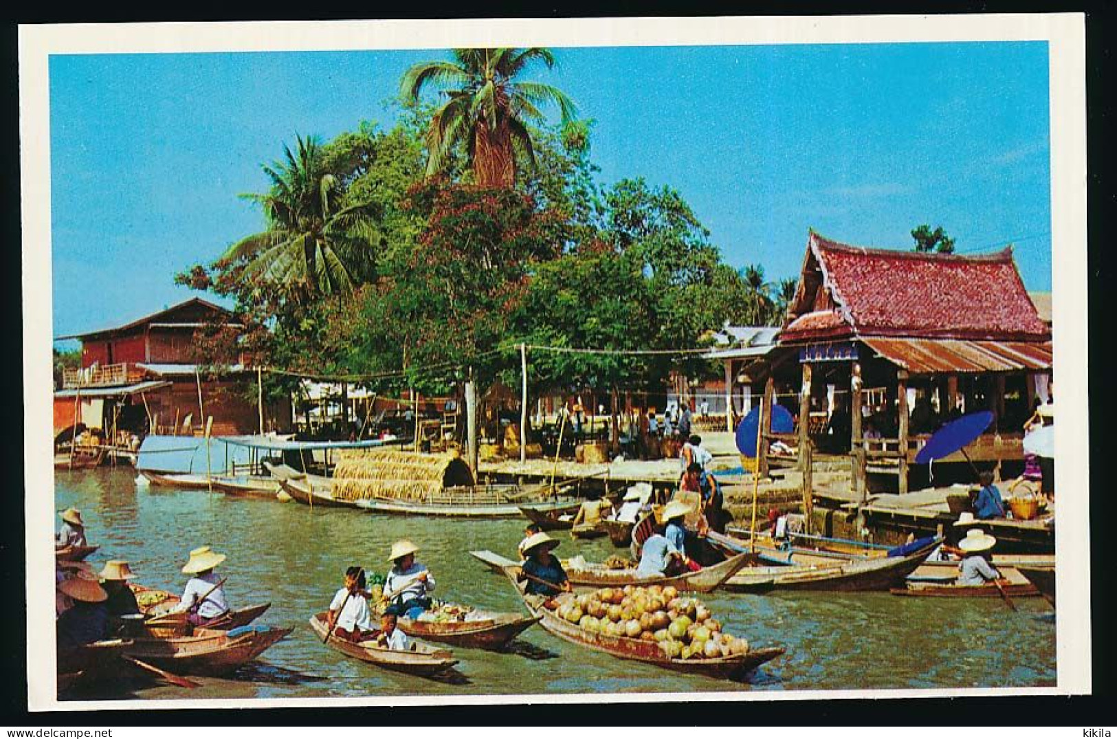 CPSM / CPM 10.5 X 15 Thaïlande (135) Floating Market  Marché Flottant - Tailandia