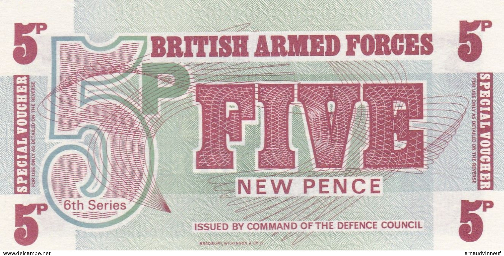 BRITISH ARMED FORCE - Fuerzas Armadas Británicas & Recibos Especiales