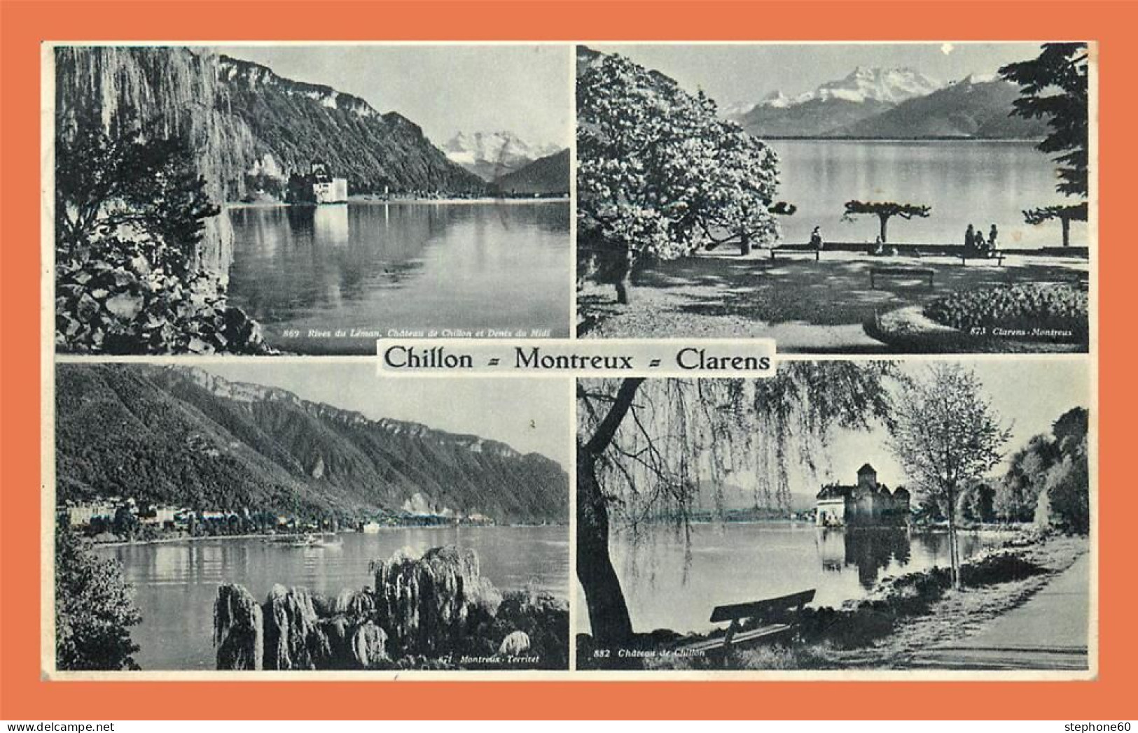 A568 / 437 Suisse CHILLON Montreux CLARENS Multivues - Mon
