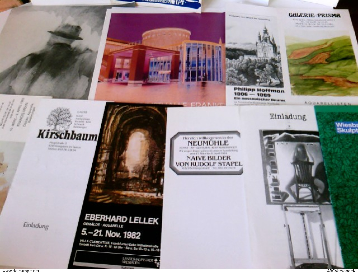 Konvolut: 15 Diverse Ausstellungskataloge/Einladungen/Flyer... - Other & Unclassified