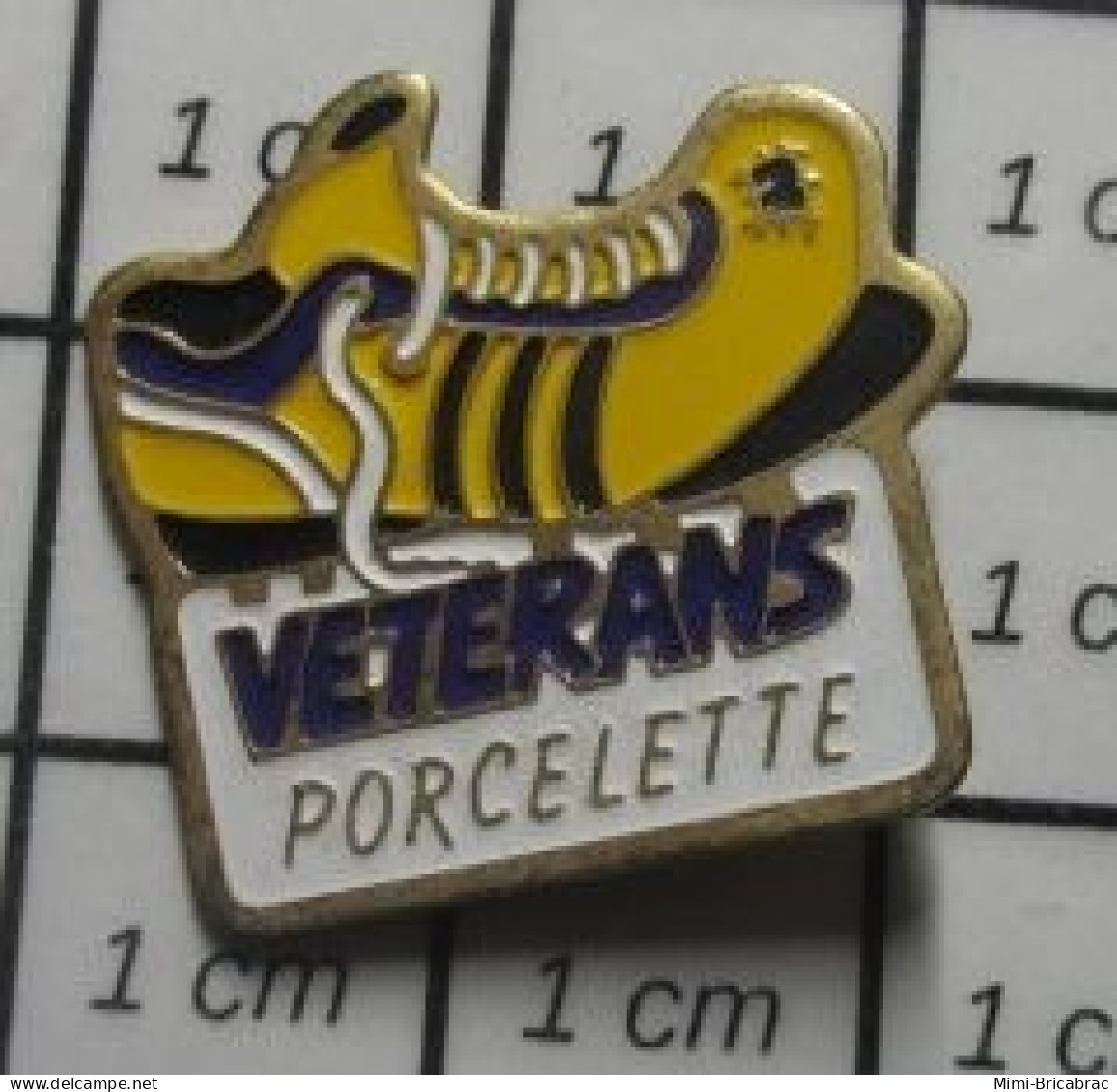 322 Pin's Pins / Beau Et Rare : SPORTS / CLUB ATHLETISME VETERANS PORCELETTE - Atletiek