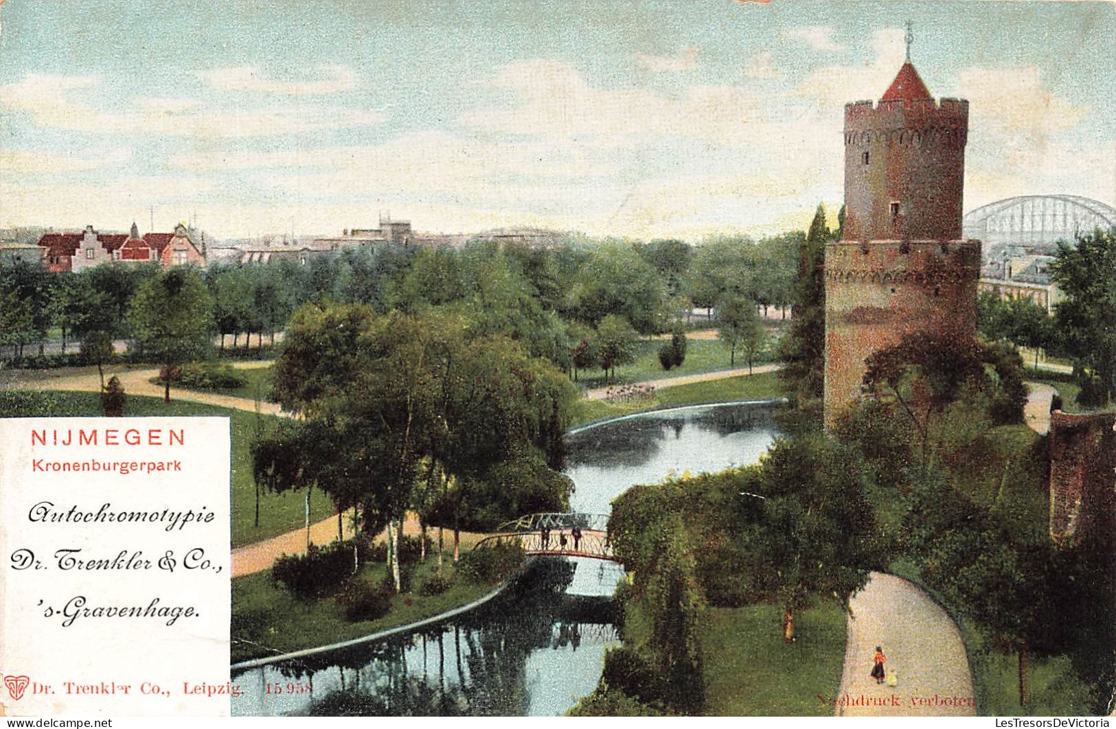 PAYS-BAS - Nijmegen - Kronenburgerpark - Autochromontypie Dr Trenkler & Co - 'S Gravenhage - Carte Postale Ancienne - Nijmegen