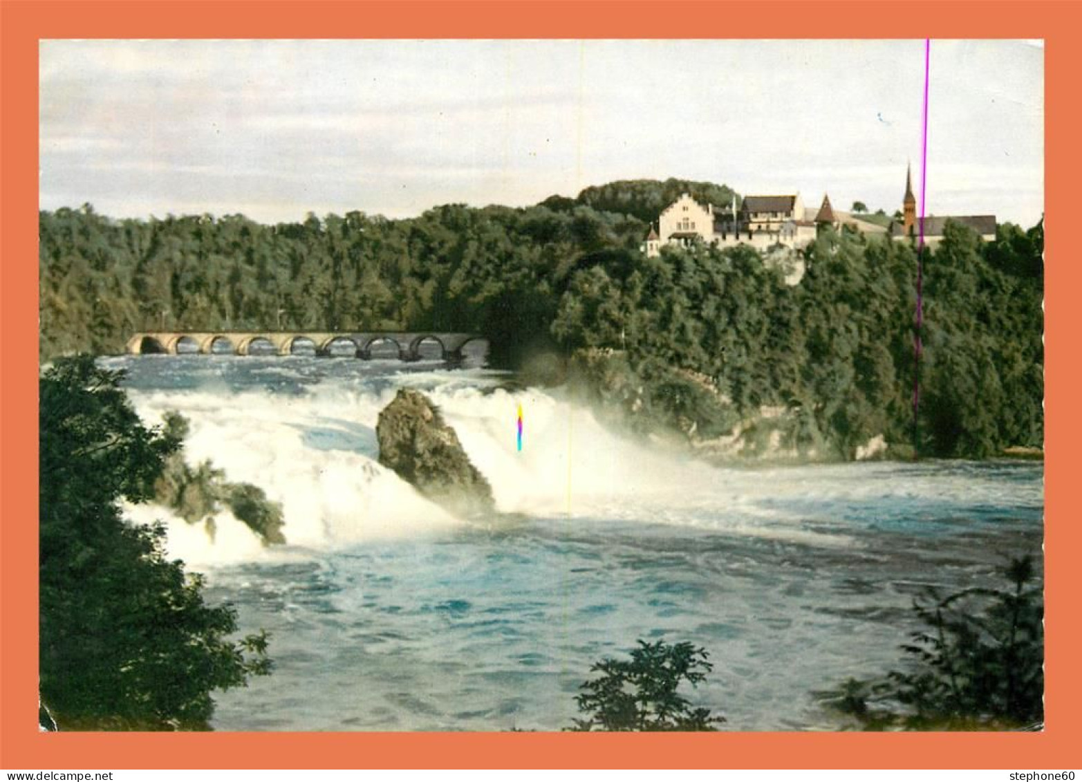 A603 / 047 Suisse Rheinfall Bei Schaffhausen Mit Schloss Laufen - Hausen Am Albis 