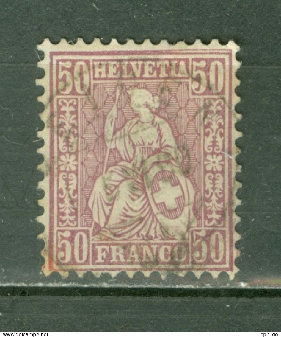 Suisse    Yvert  48  Ou Zumstein 43  Ob  B/TB  - Used Stamps