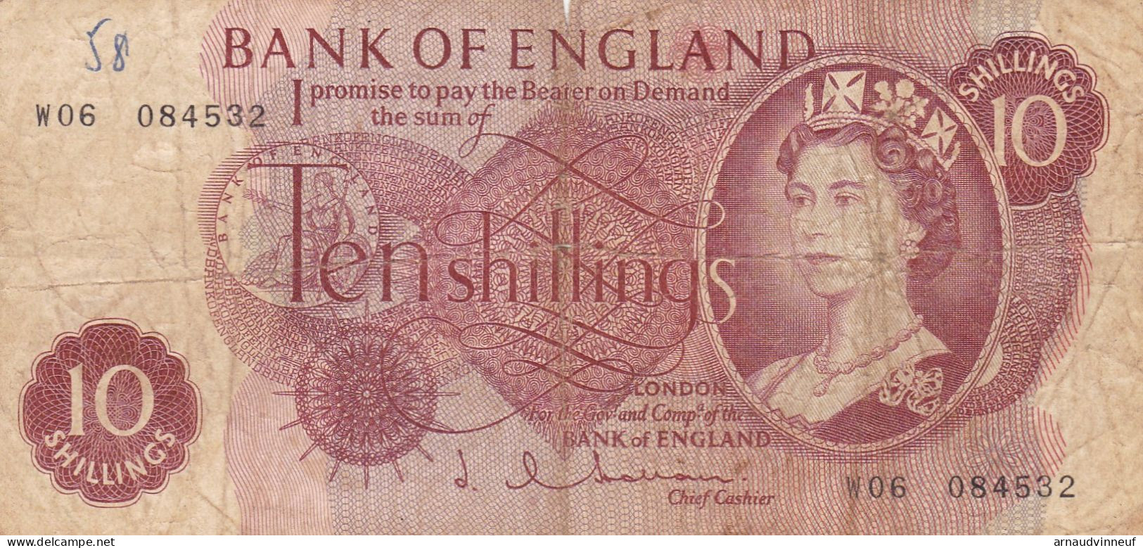 ENGLAND TEN SHILLINGS - Other & Unclassified