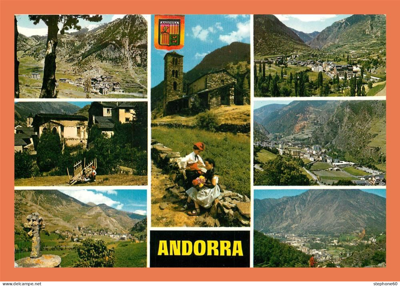A621 / 235 ANDORRE ( Timbre ) Multivues - Andorra
