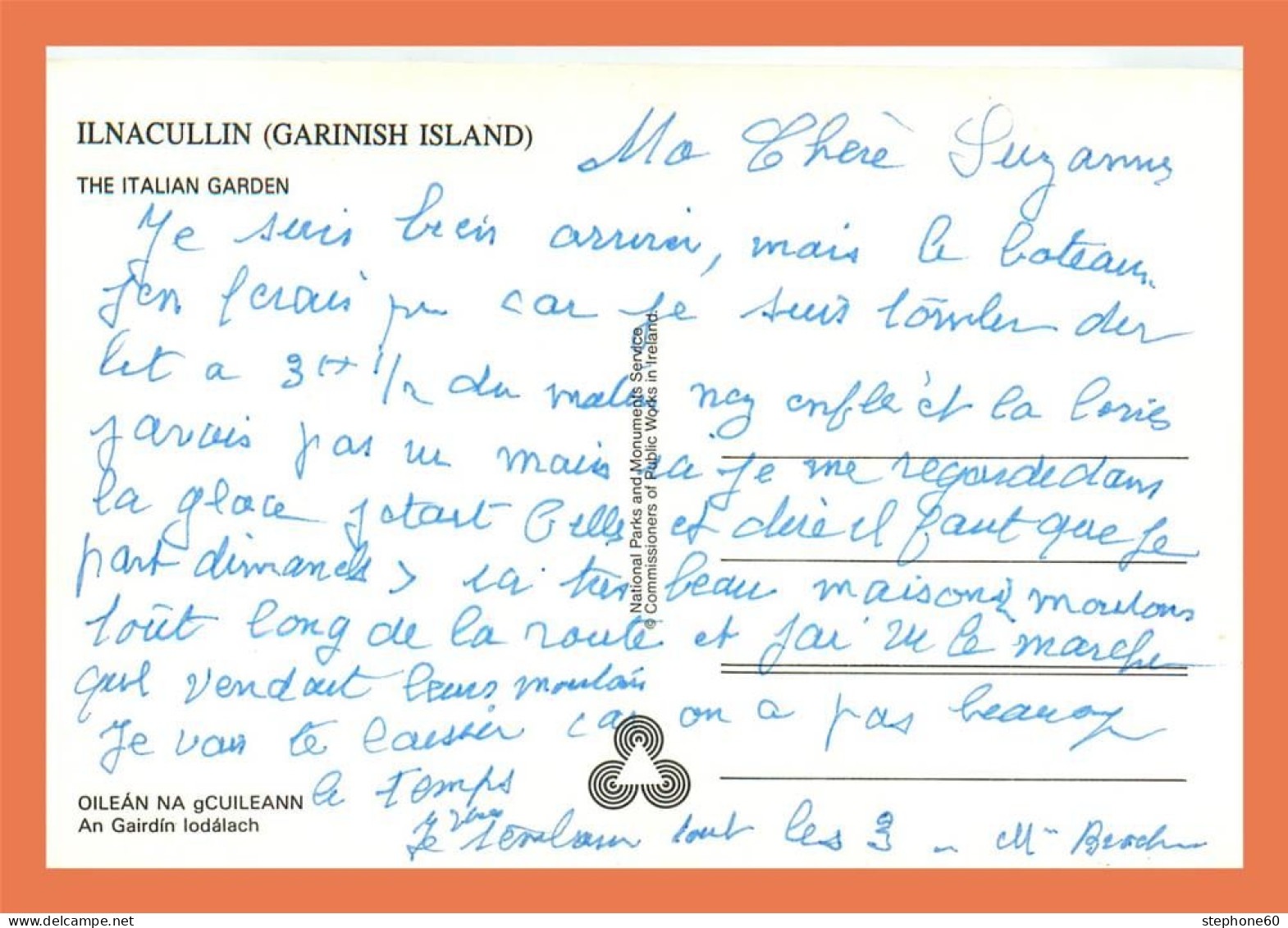 A622 / 071 Irlande ILNACULLIN Garinish Island Italian Garden - Unclassified
