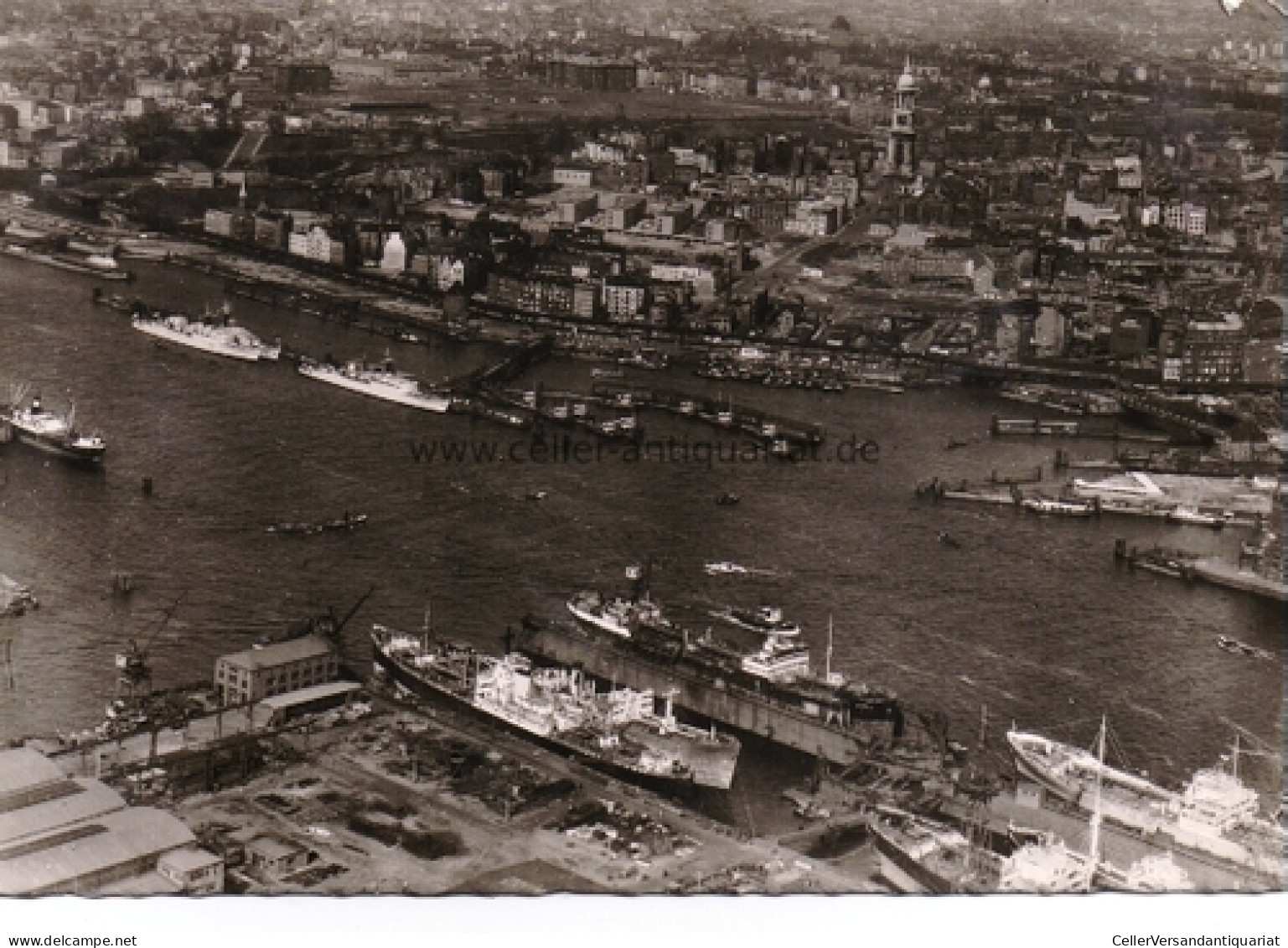 Postkarte. Luftaufnahme Von Hamburg - Unclassified