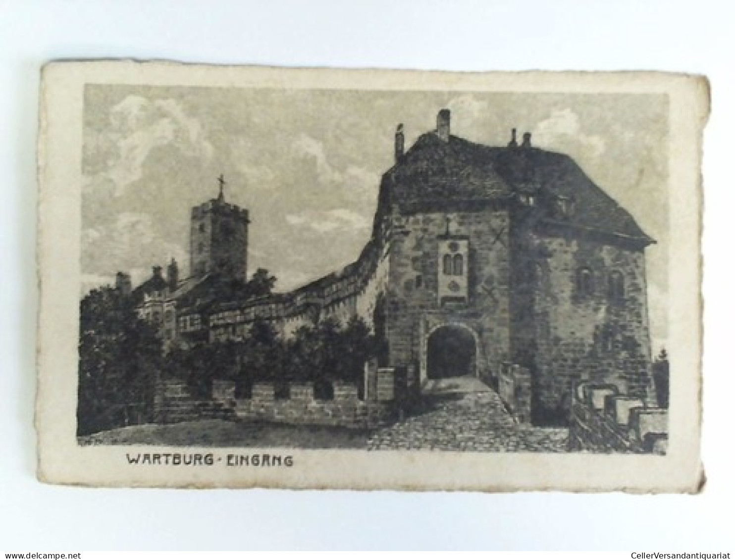 Postkarte: Wartburg - Eingang Von (Eisenach) - Unclassified