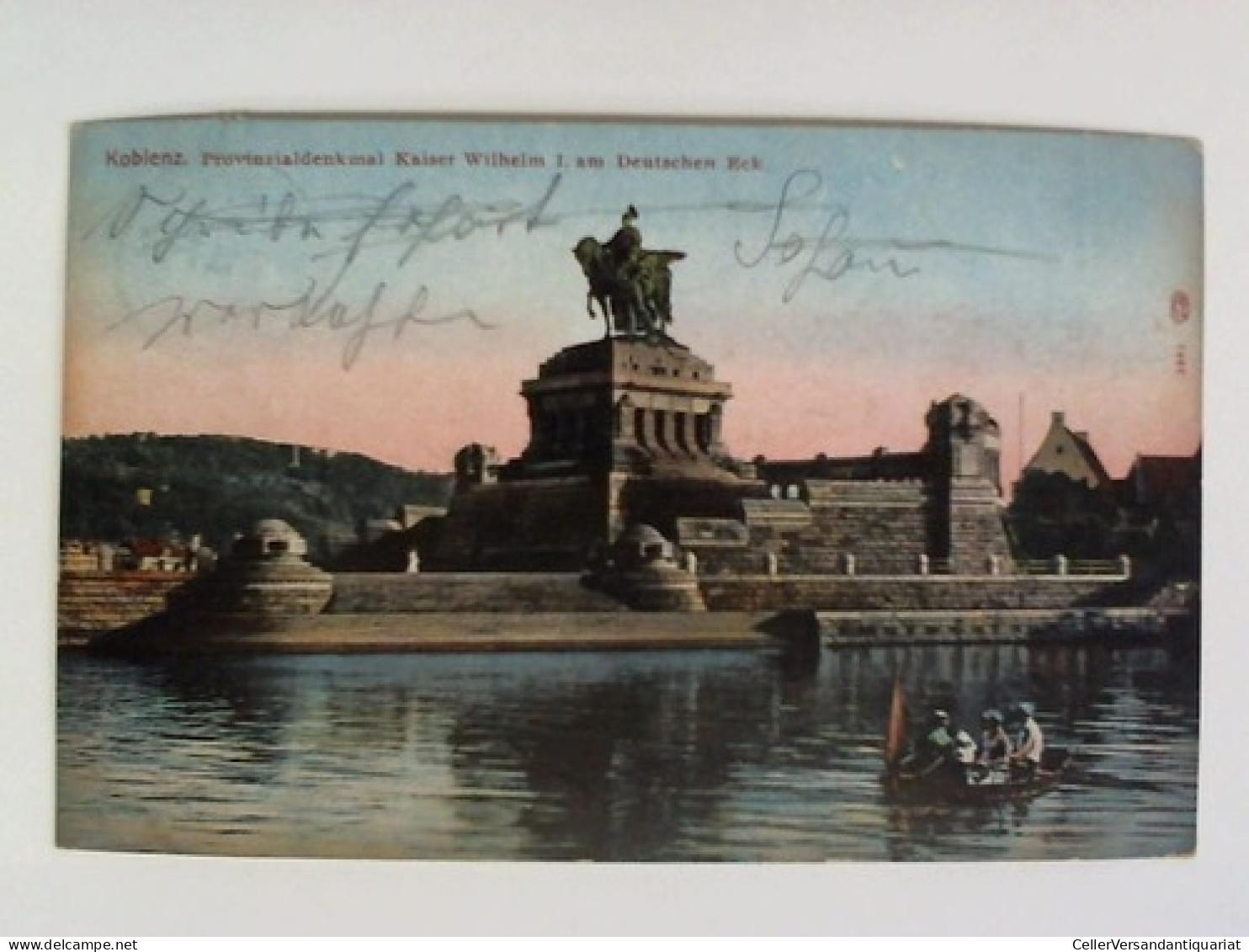 Postkarte: Koblenz - Provinzialdenkmal  Kaiser Wilhelm I. Am Deutschen Eck Von Koblenz - Unclassified