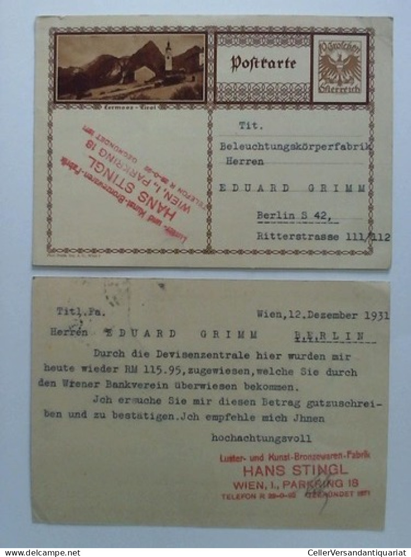 2 Postkarten: Lermoos, Tirol / Panorama V. D. Gaisbergspitze, Salzburg Von Österreich - Unclassified