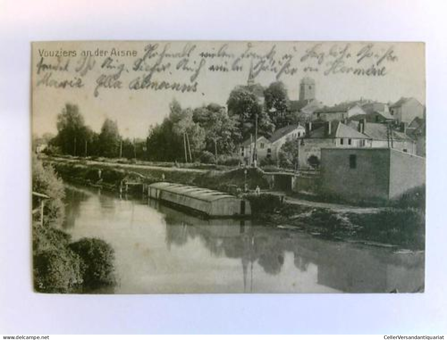 1 Postkarte: Vouziers An Der Aisne Von Feldpost - Unclassified