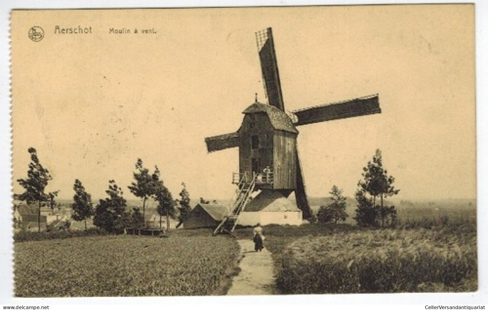 Postkarte: Moulin à Vent Von Aerschot - Unclassified