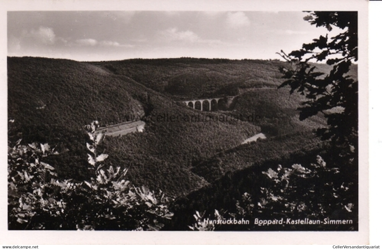 Postkarte. Boppard - Kastellaun - Simmern Von Hunsrückbahn - Unclassified