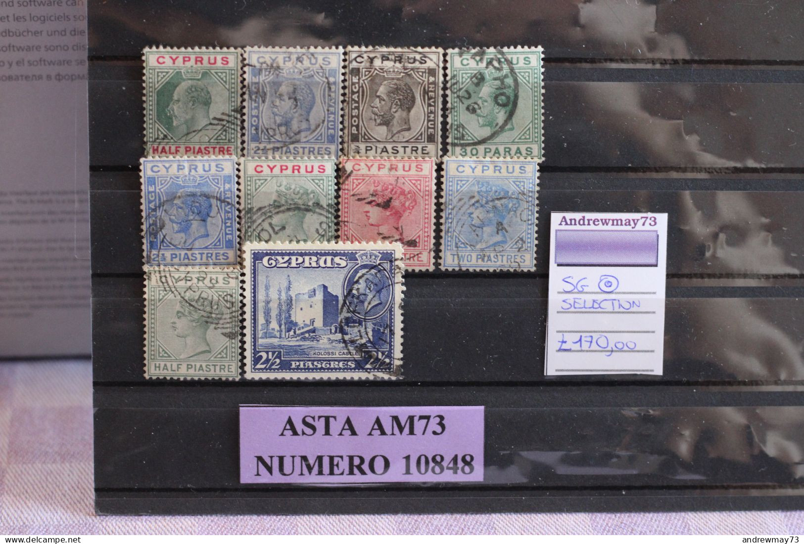 CYPRUS- NICE USED SELECTION - Cyprus (...-1960)