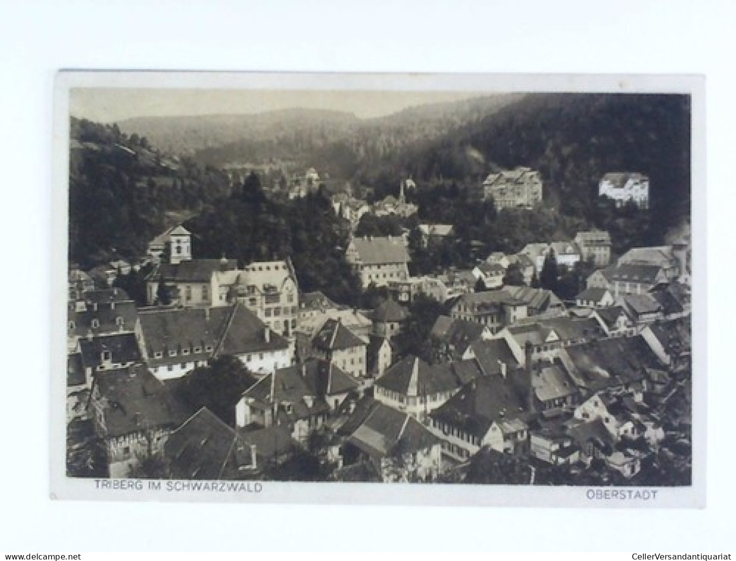 Postkarte: Triberg Im Schwarzwald - Oberstadt Von Triberg - Unclassified