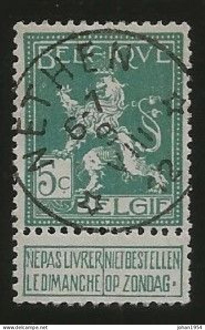 N°110, Relais/sterstempel NETHEN 08/08/1912 - 1912 Pellens