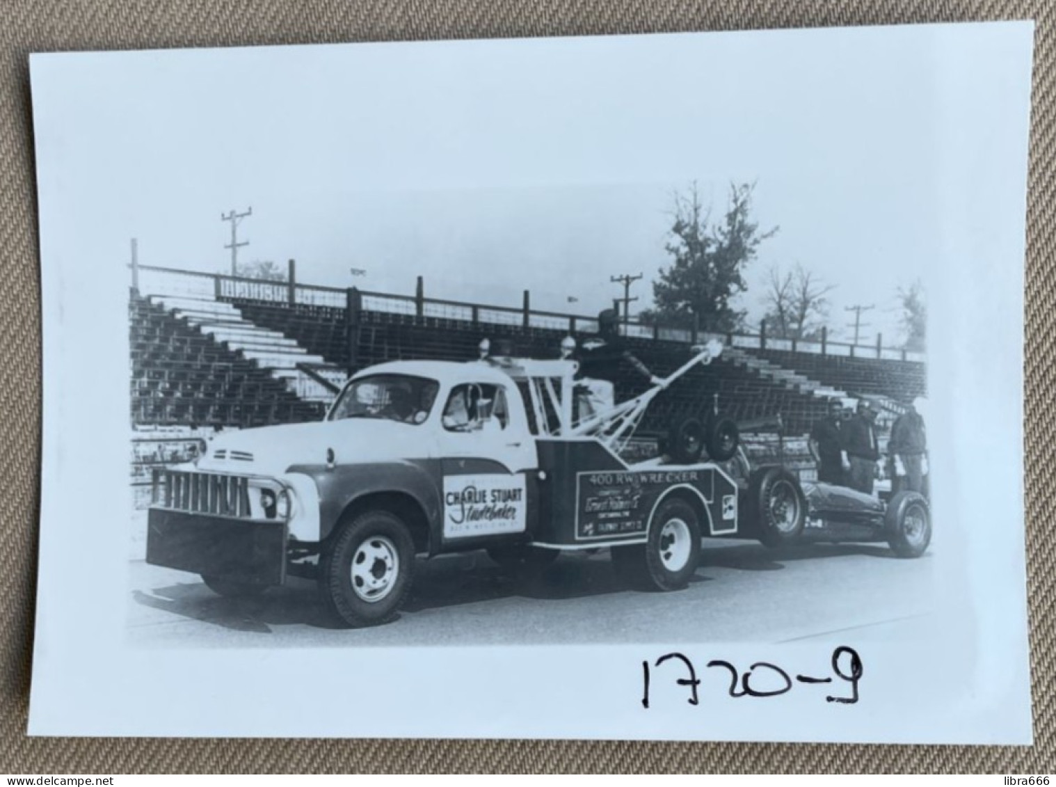 1962 - STUDEBAKER - TOW TRUCK - 12,5 X 9 Cm. (REPRO PHOTO ! Zie Beschrijving, Voir Description, See Description) ! - Automobili