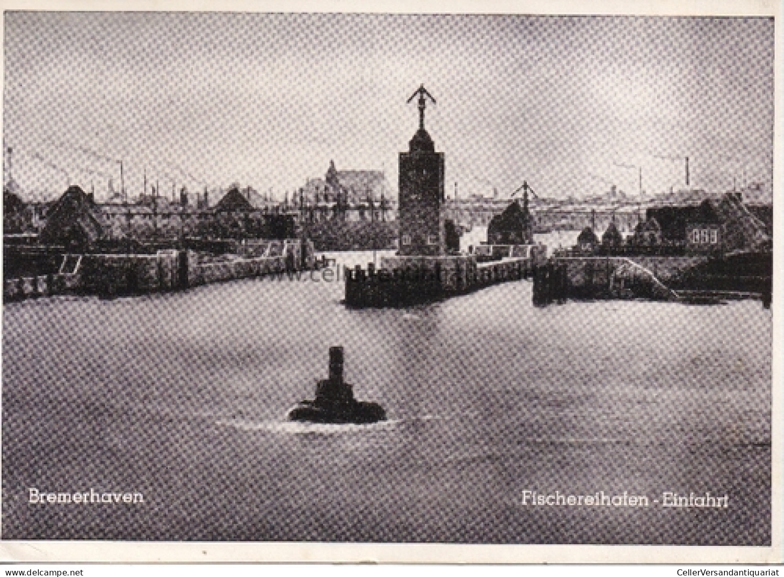 Postkarte. Bremerhaven. Fischereihafen-Einfahrt Von Bremerhaven - Unclassified