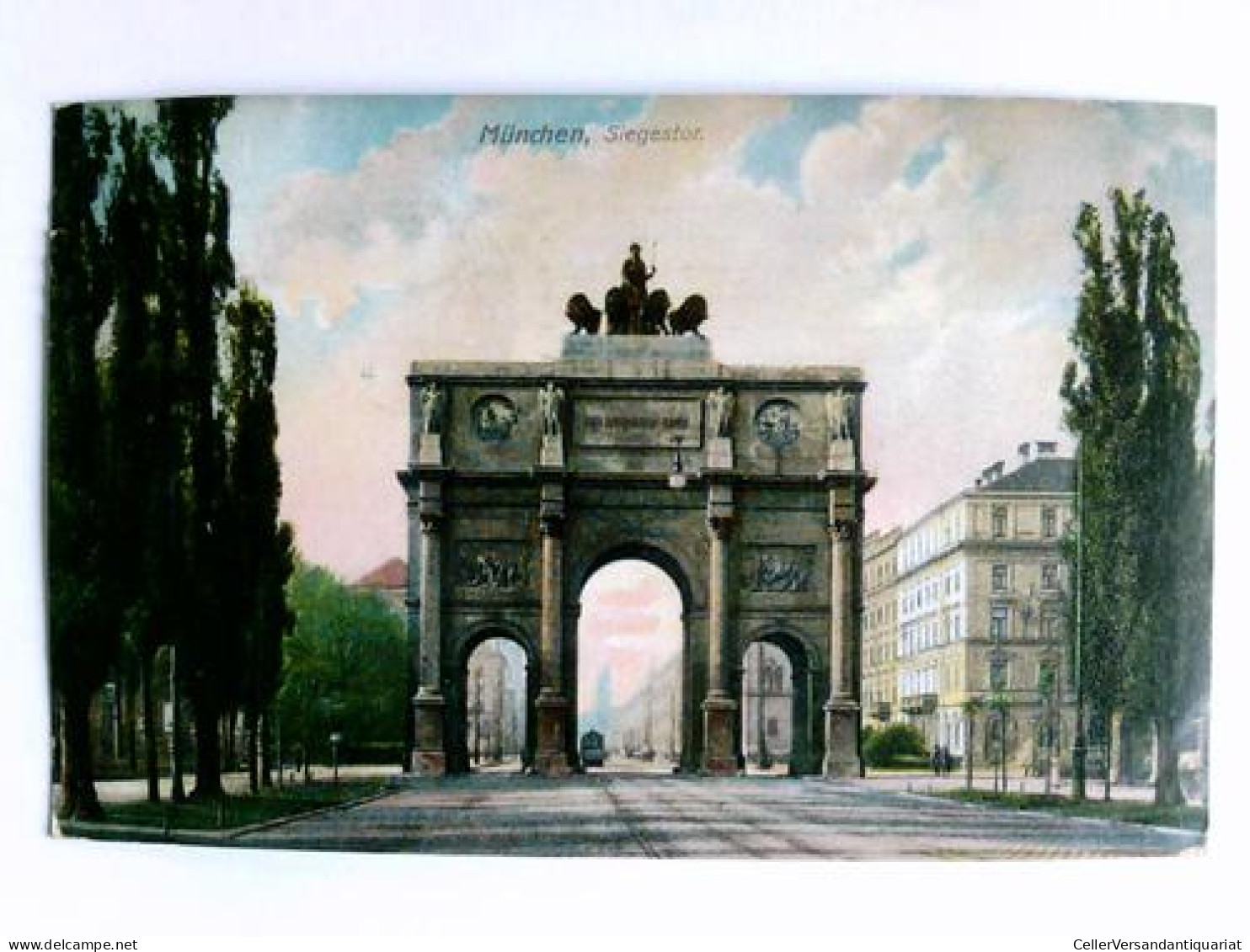 1 Postkarte: München - Siegestor Von München - Unclassified