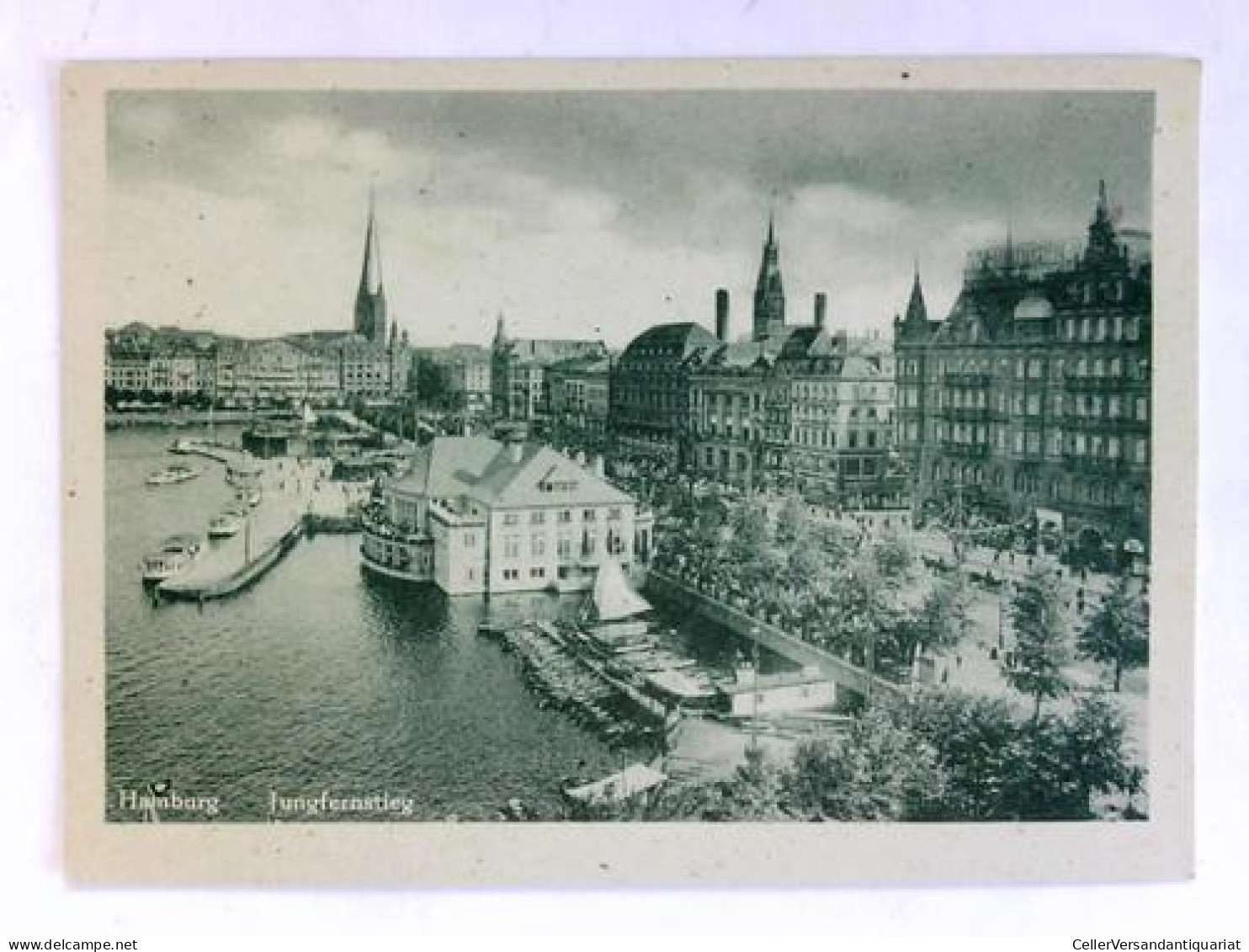Postkarte: Jungfernstieg Von Hamburg - Unclassified