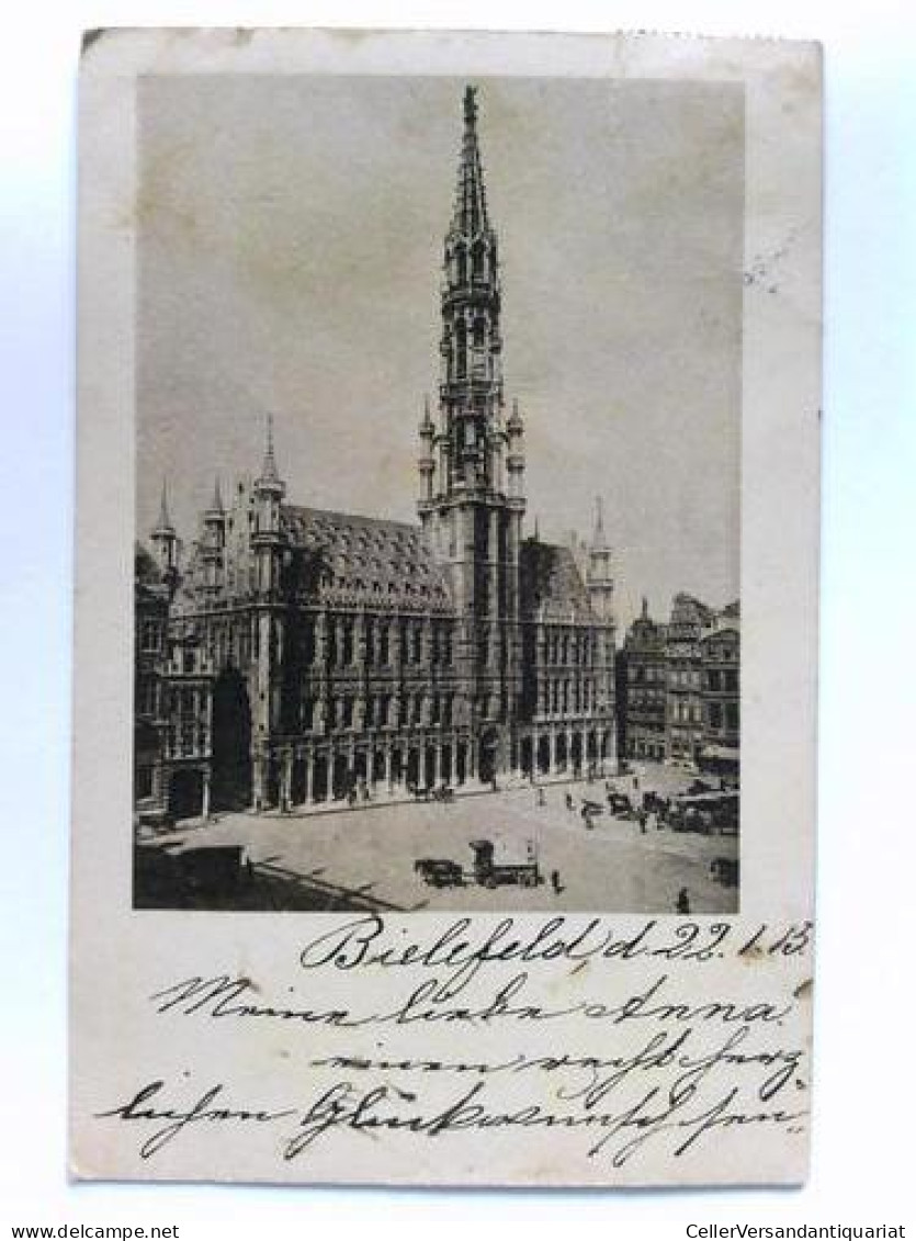 1 Postkarte: Rathaus In Brüssel Von Brüssel - Unclassified