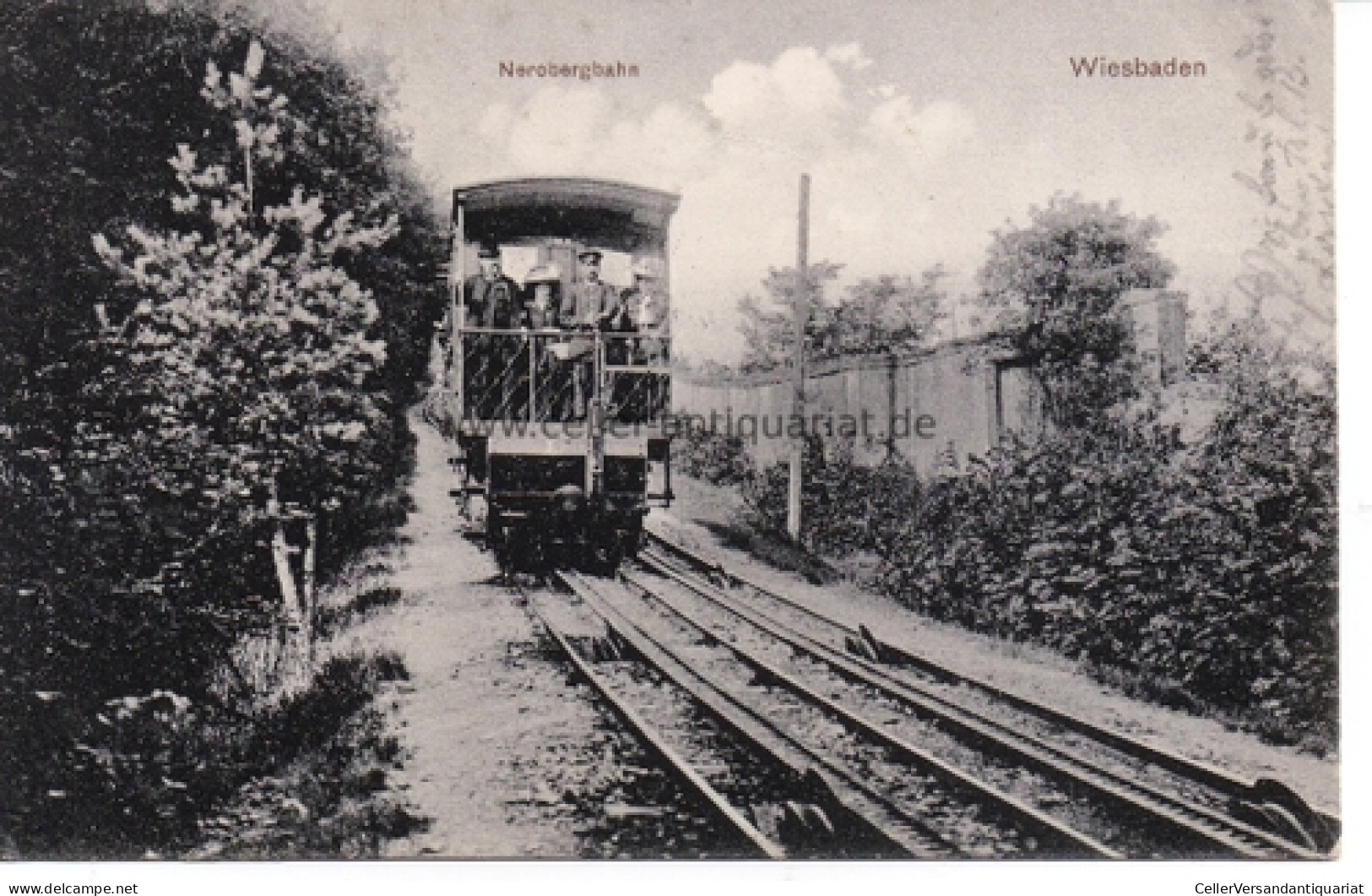 Postkarte. Nerobergbahn Von Wiesbaden - Unclassified