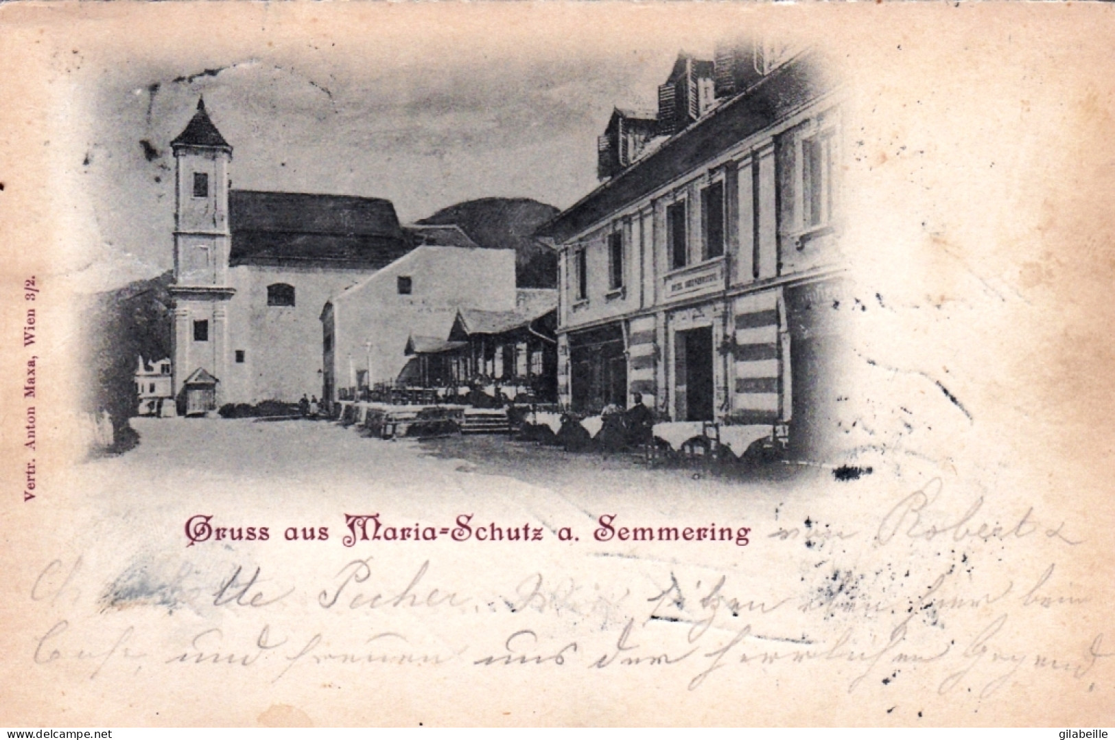 Osterreich -  Gruss Aus Maria Schutz - SEMMERING - 1901 - Semmering