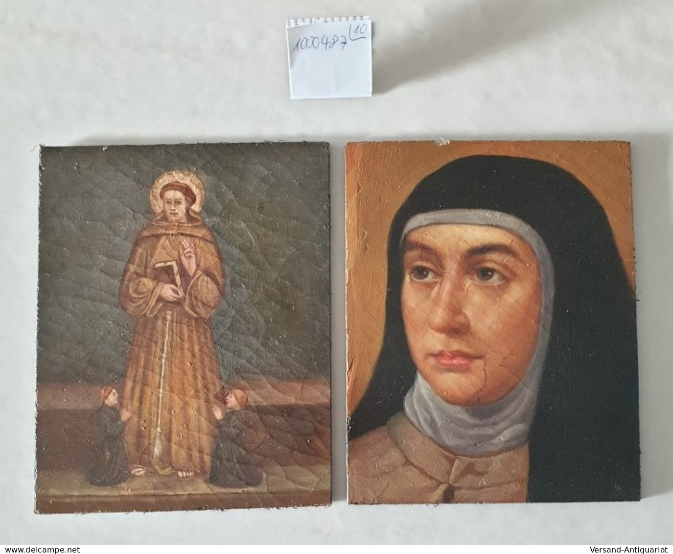 Konvolut : 10 Heiligen - Porträts, Weiblich : - Autres & Non Classés