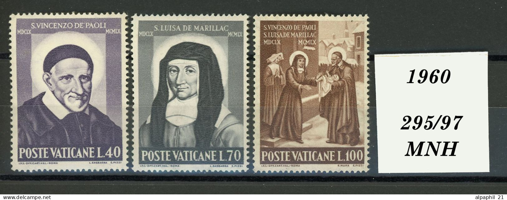 Città Del Vaticano: Vincent V. Paul, 1960 - Unused Stamps