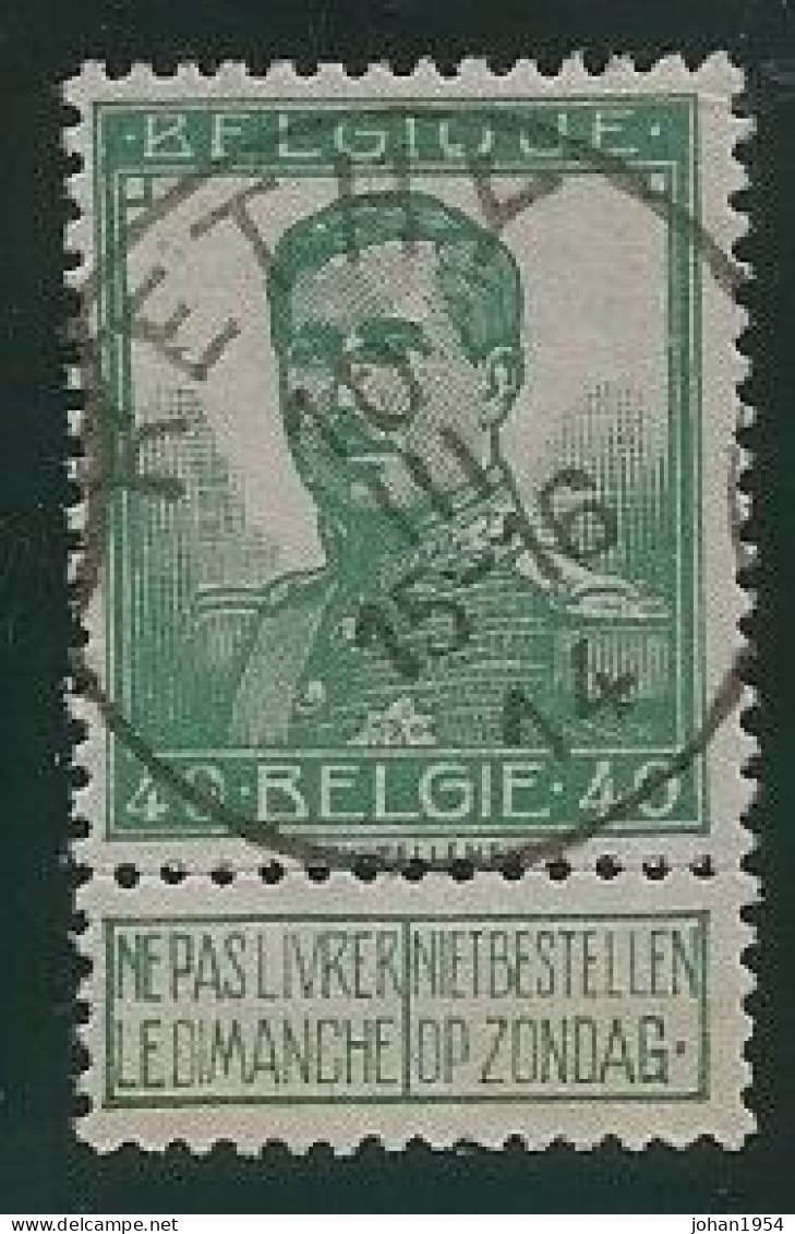 N°114, Afst. RETHY 10/08/1914 -- Retie - 1912 Pellens