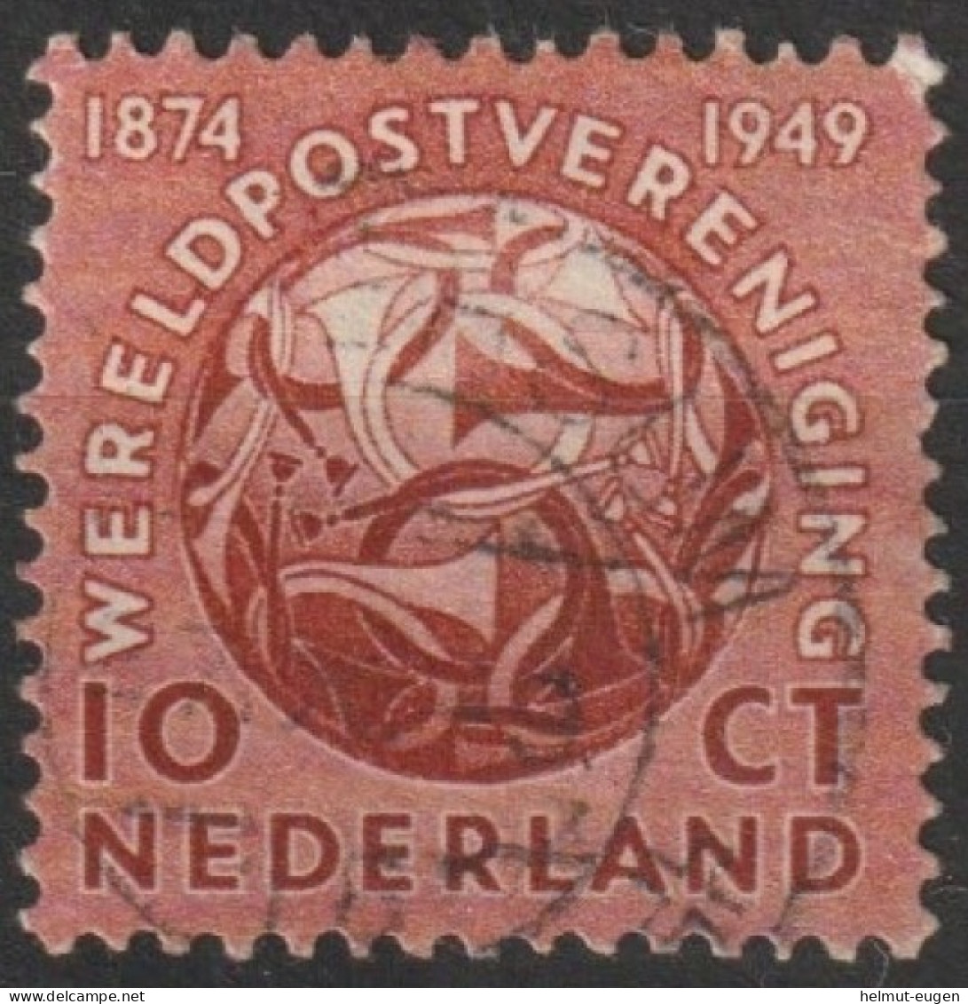 MiNr. 544 Niederlande       1949, 1. Okt. 75 Jahre Weltpostverein (UPU). - Gebruikt