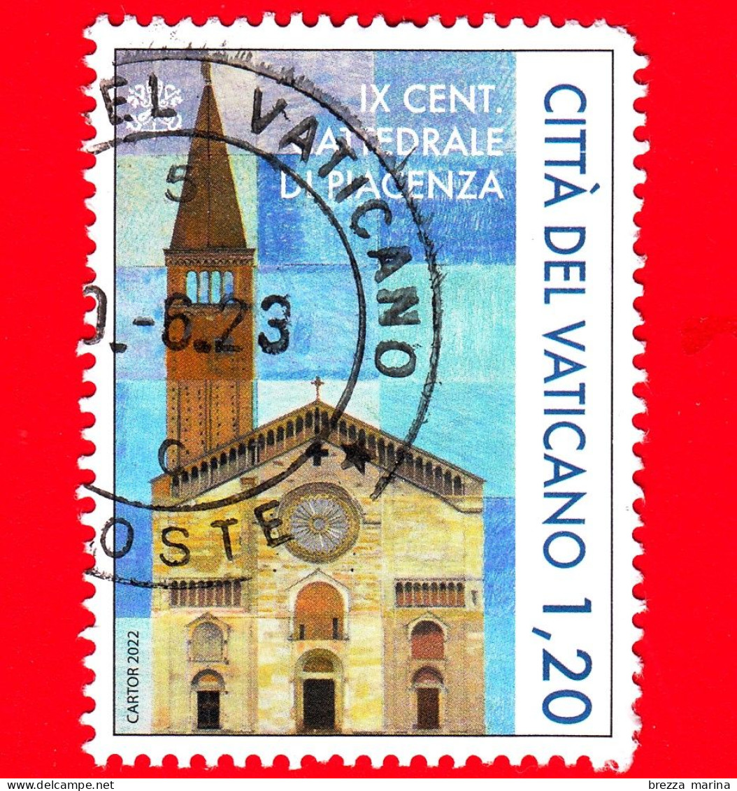 VATICANO - Usato - 2022 - 900 Anni Della Fondazione Della Cattedrale Di Piacenza – 1.20 - Used Stamps