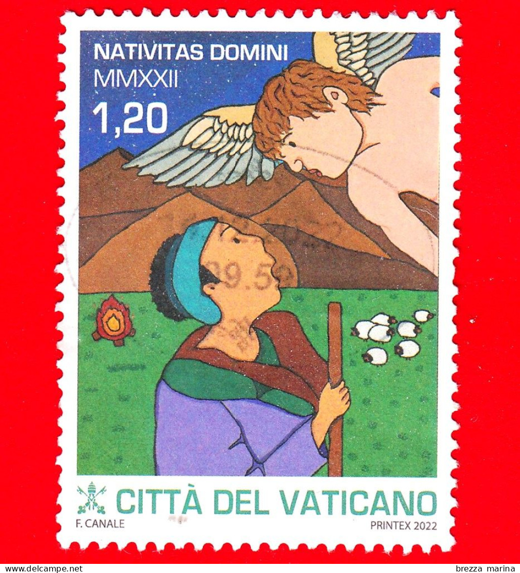 VATICANO - Usato - 2022 - Santo Natale MMXXII – Pastorello - 1.20 - Usati