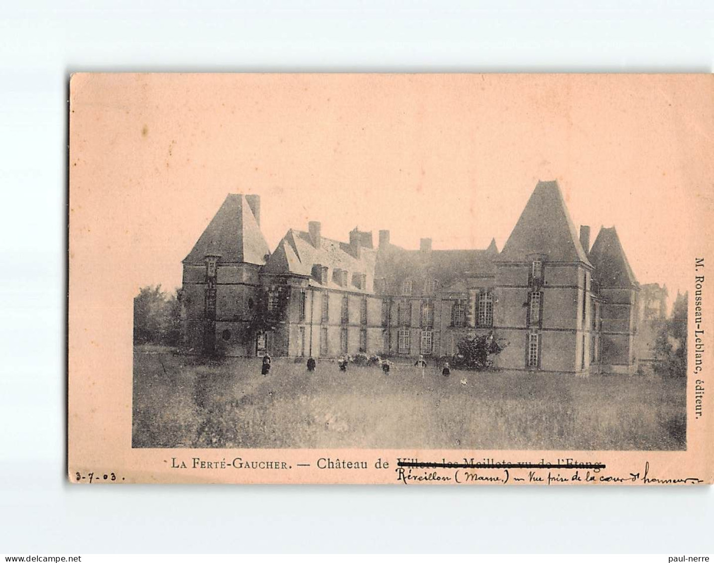 LA FERTE GAUCHER : Château De Villers ? - état - La Ferte Gaucher