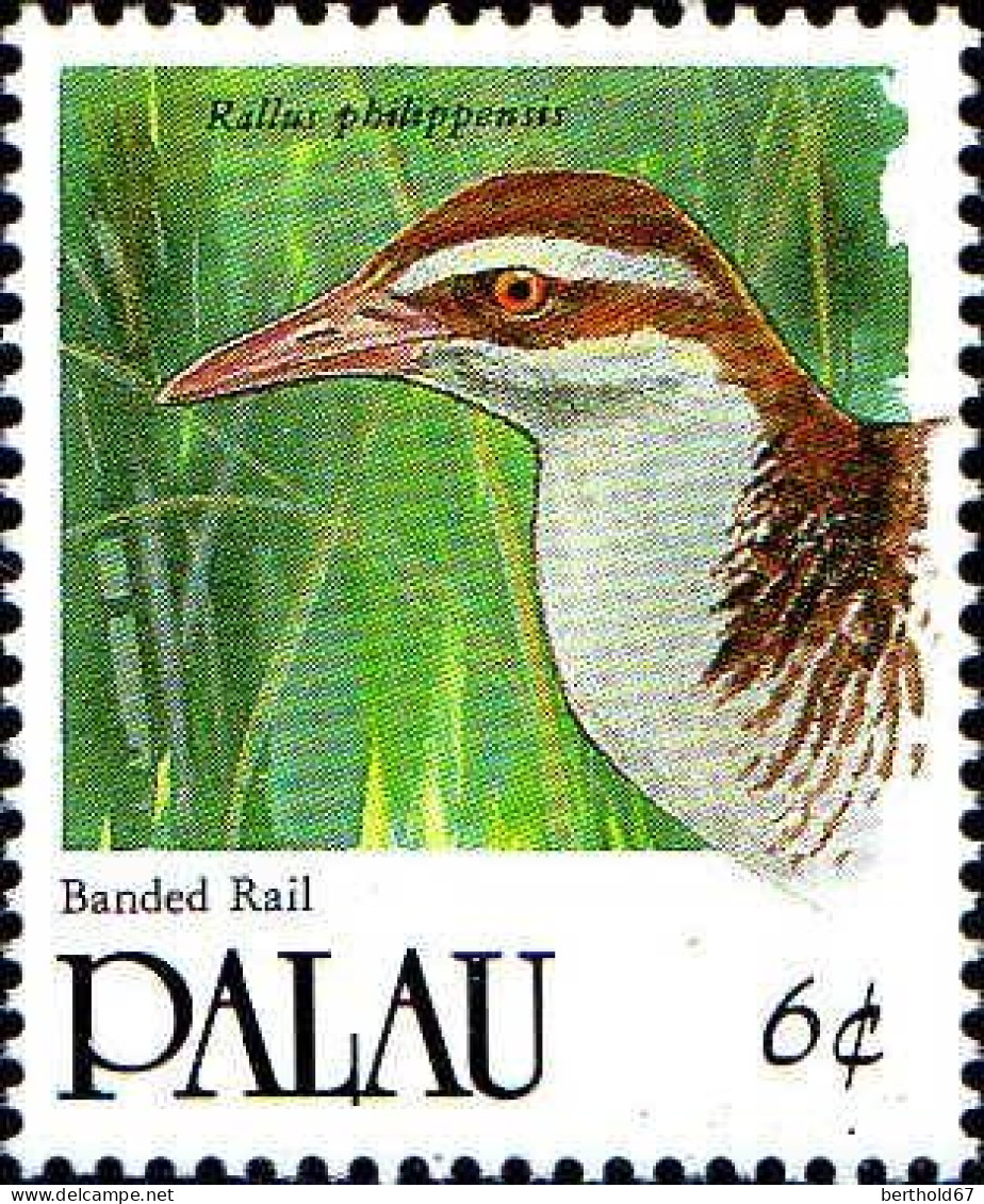 Palau Poste N** Yv: 470/475 Oiseaux 2.Serie - Palau