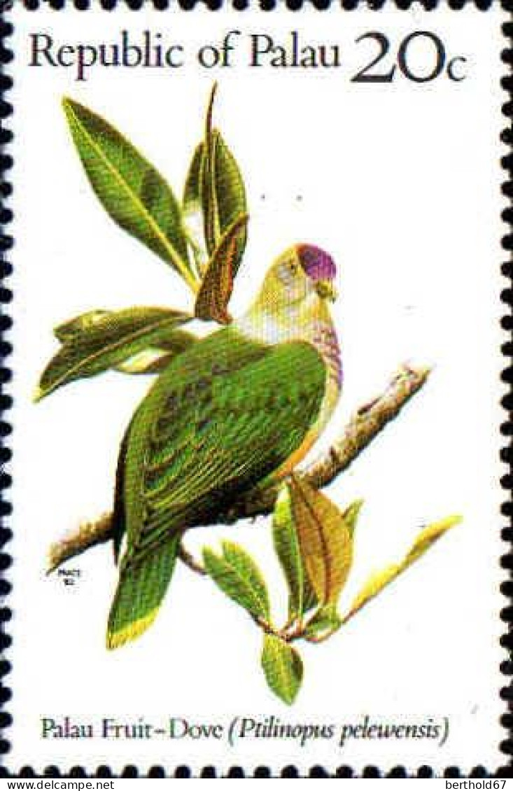 Palau Poste N** Yv:   5/8 Oiseaux - Palau