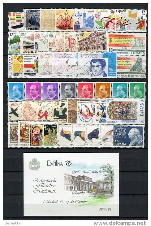 España 1985 Completo ** MNH. - Volledige Jaargang