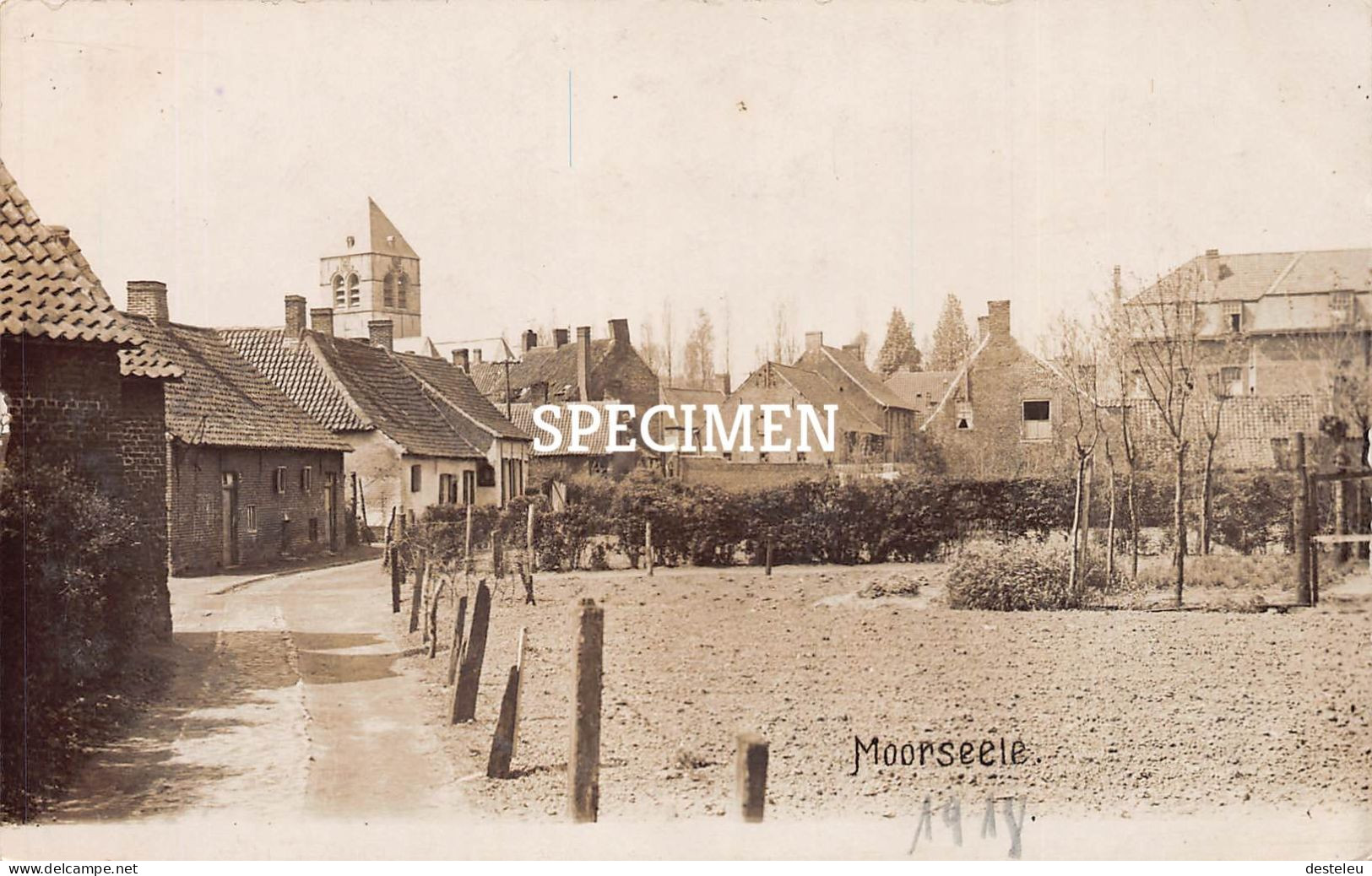 Fotokaart 1918 - Moorsele - Wevelgem