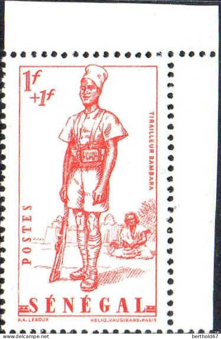 Sénégal Poste N** Yv:170/172 Défense De L'Empire Coin D.feuille - Ungebraucht