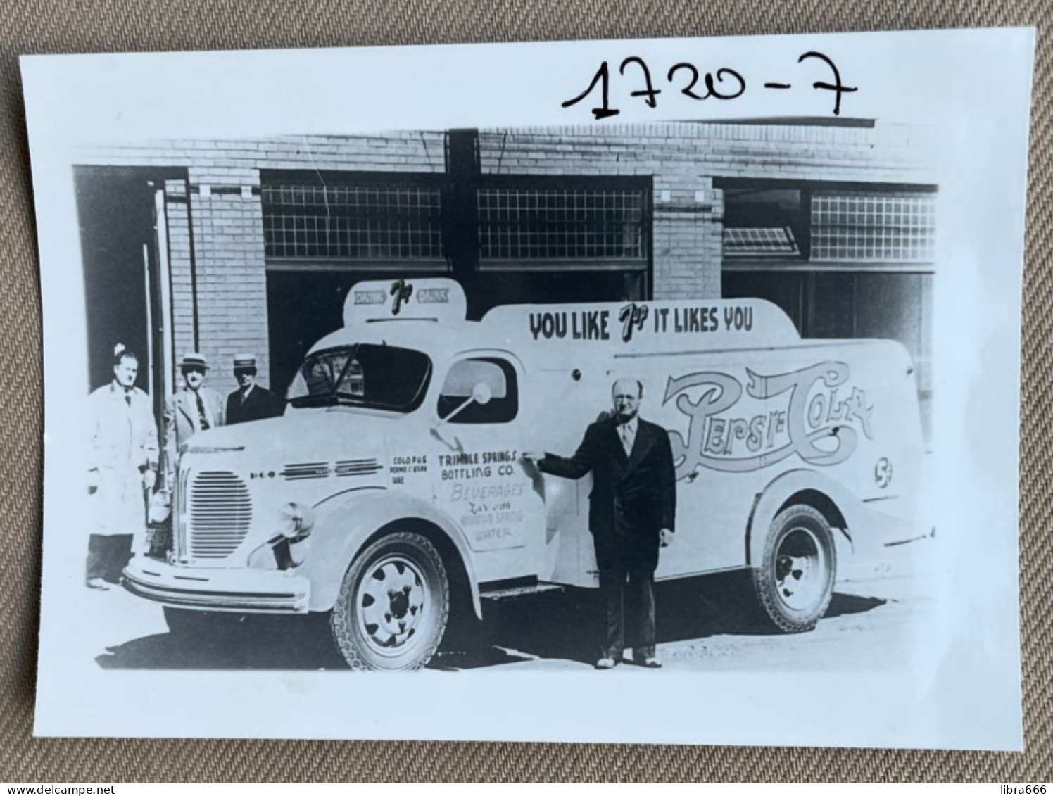 REO SPEED WAGON - Pepsi Truck - 12,5 X 9 Cm. (REPRO PHOTO ! Zie Beschrijving, Voir Description, See Description) ! - Automobili