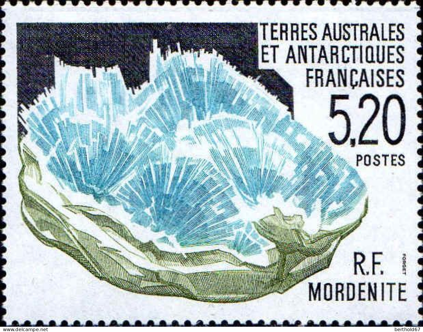 TAAF Poste N** Yv:160 Mi:276 Mordenite - Unused Stamps