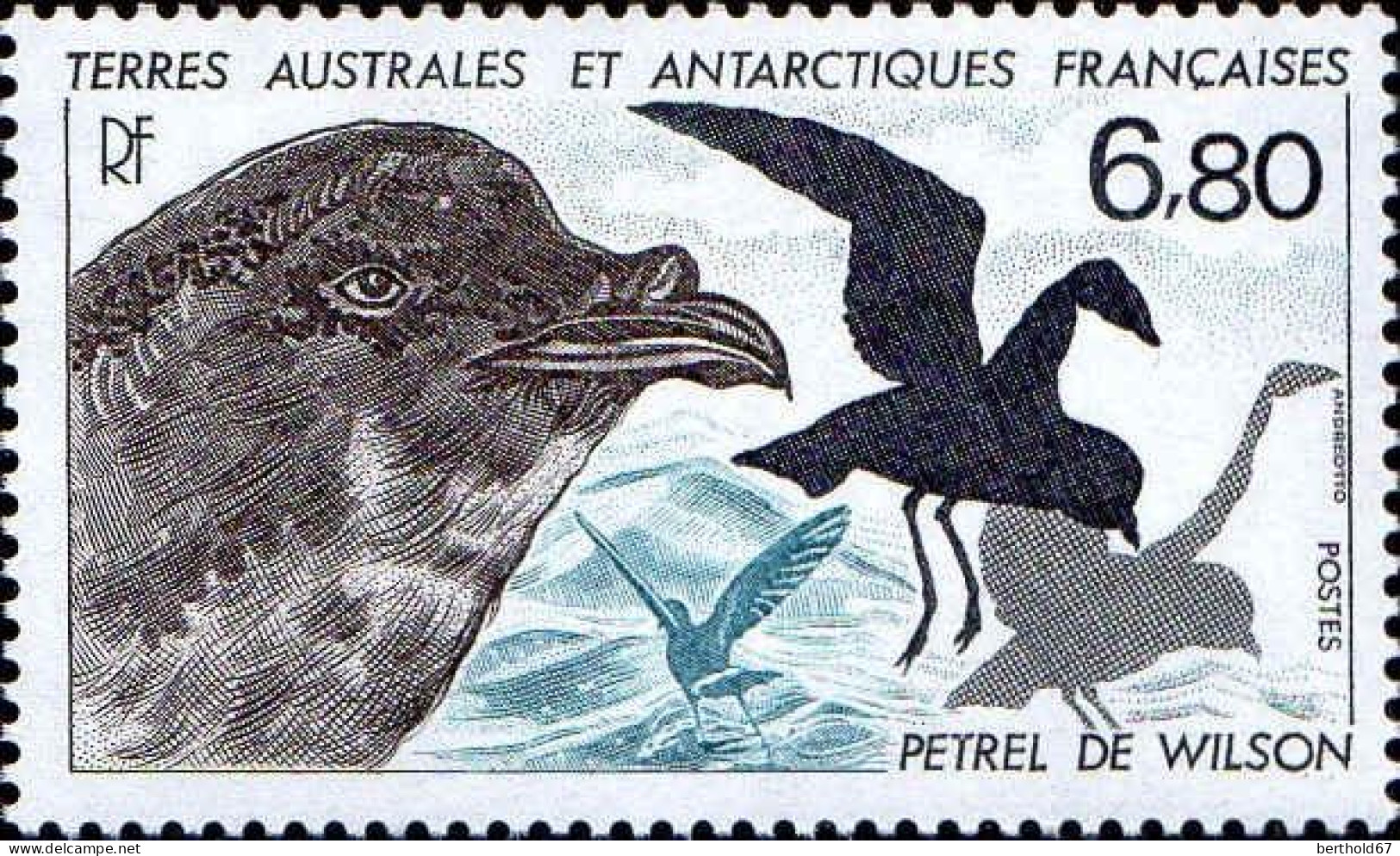 TAAF Poste N** Yv:131/132 Faune & Flore Antarctique - Unused Stamps
