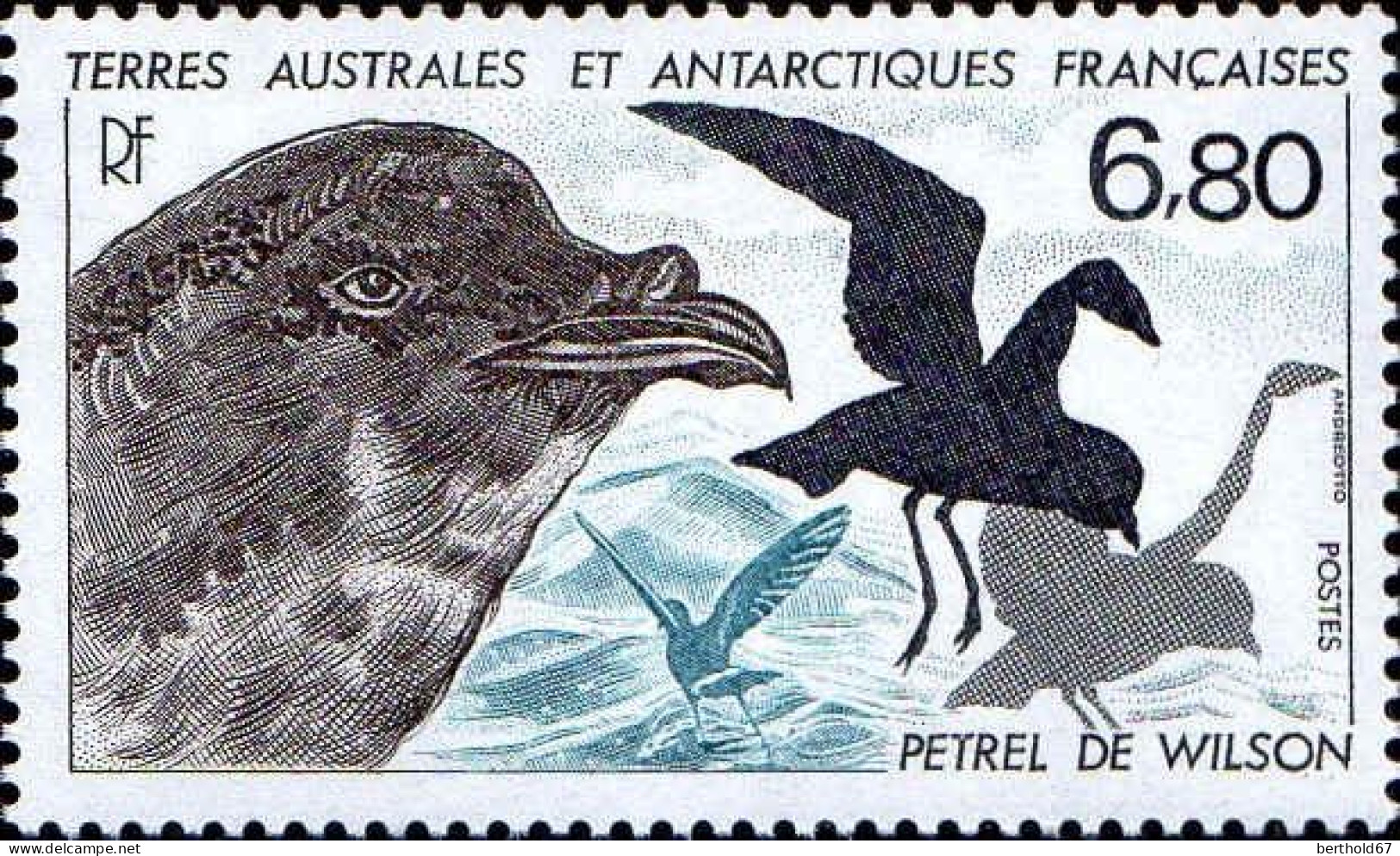 TAAF Poste N** Yv:131/132 Faune & Flore Antarctique - Ungebraucht