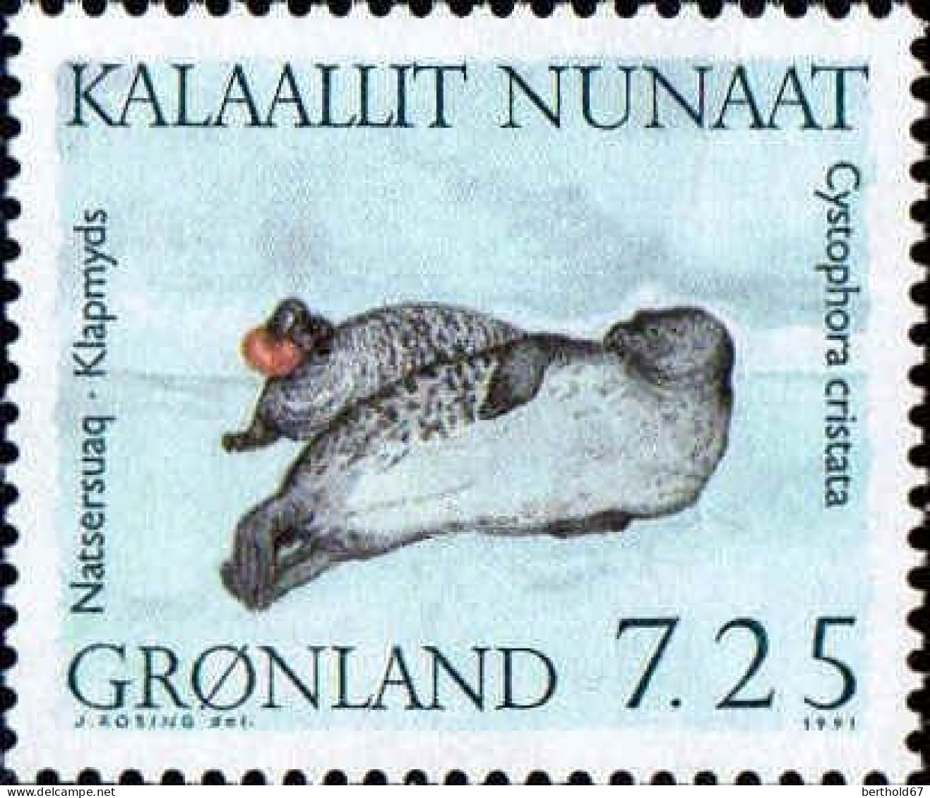 Groenland Poste N** Yv:201 Mi:214 Nacsersuac Klapmyds Cystophora Cristata - Neufs