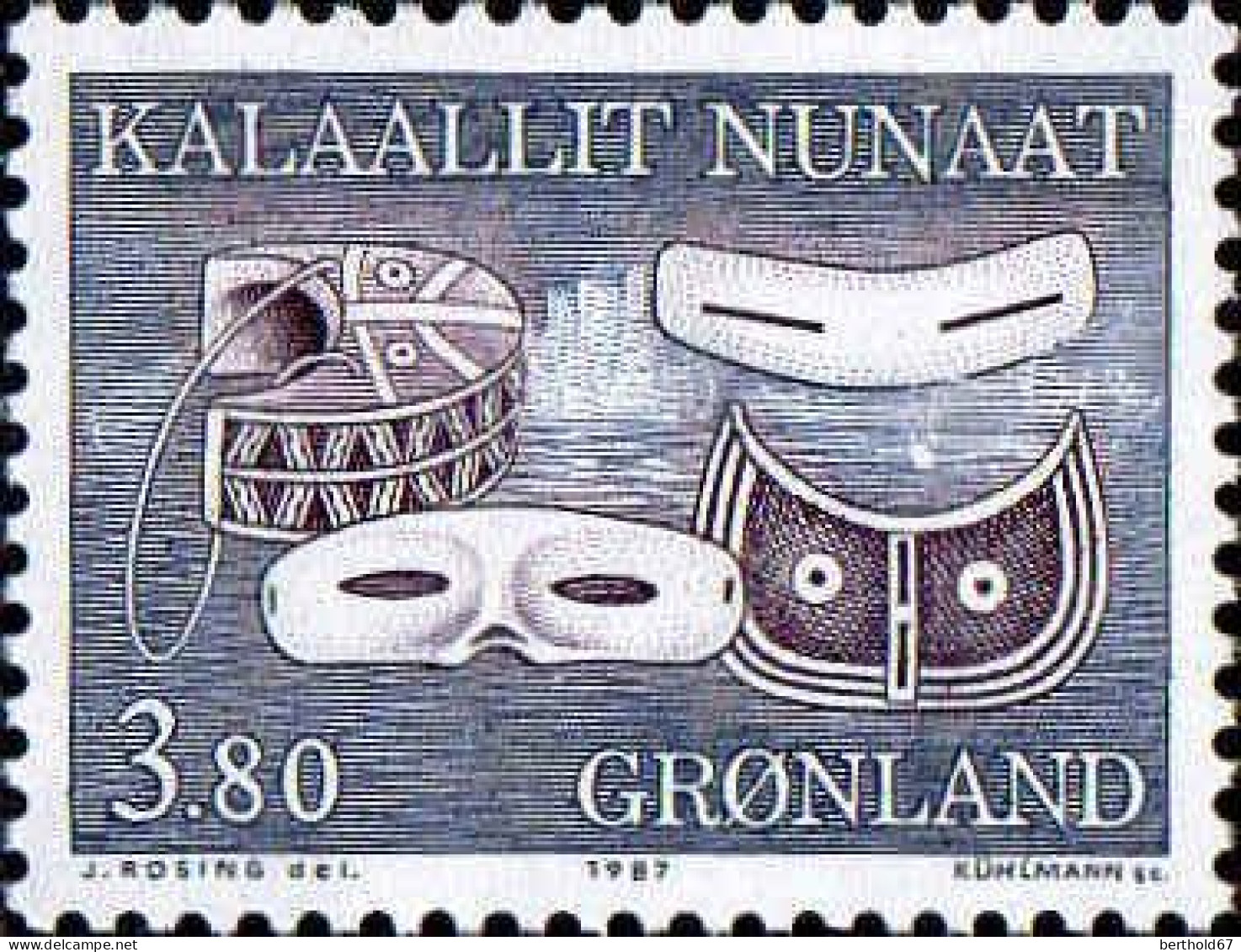 Groenland Poste N** Yv:163 Mi:175 Lunettes De Protection - Ongebruikt